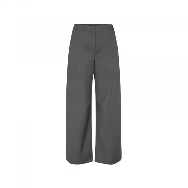 Samsøe Samsøe Saroko Trousers 15449 W "Dark Grey Mel." (F25400074-DARK-GREY)