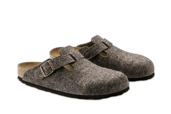 Birkenstock Boston Wool Felt "Cocoa" (160583)