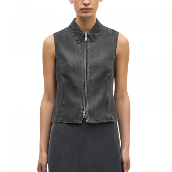 Samsøe Samsøe Saari Top 15645 W "Grey Cloud" (F25400064-GREY-CLOUD)