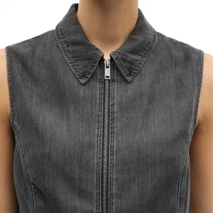 Samsøe Samsøe Saari Top 15645 W "Grey Cloud" (F25400064-GREY-CLOUD)