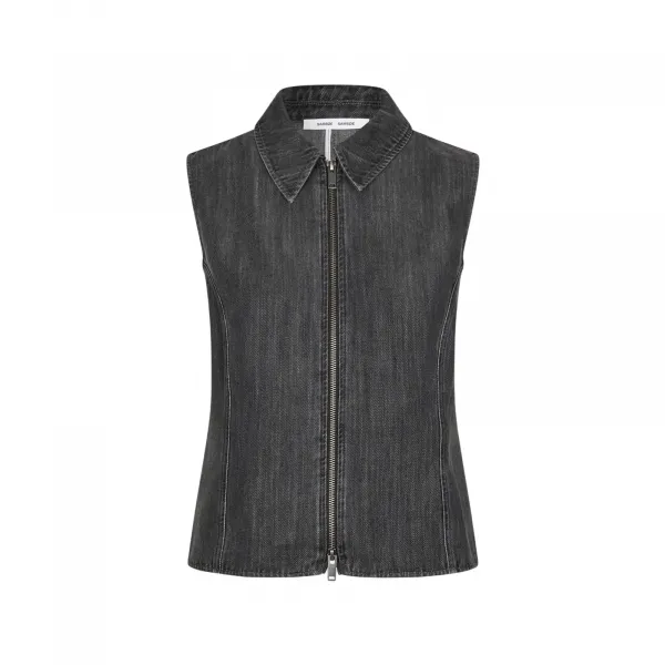 Samsøe Samsøe Saari Top 15645 W "Grey Cloud" (F25400064-GREY-CLOUD)
