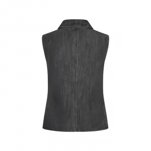Samsøe Samsøe Saari Top 15645 W "Grey Cloud" (F25400064-GREY-CLOUD)