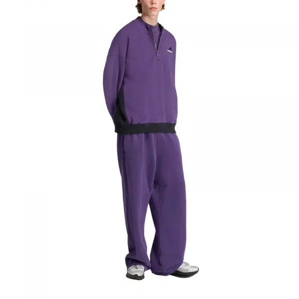 adidas Equipment Blocked Half-Zip Hoodie "Violet" (JX1463)