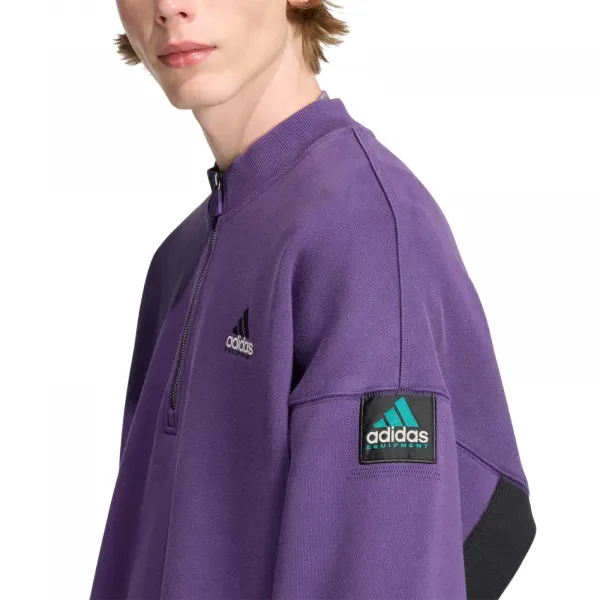 adidas Equipment Blocked Half-Zip Hoodie "Violet" (JX1463)
