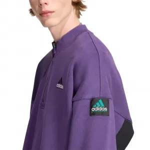 adidas Equipment Blocked Half-Zip Hoodie "Violet" (JX1463)