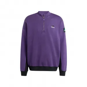 adidas Equipment Blocked Half-Zip Hoodie "Violet" (JX1463)