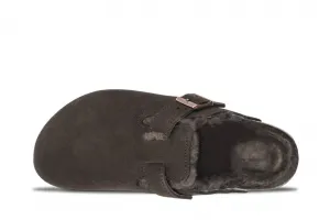 Birkenstock Boston Shearling Suede Leather W "Mocca" (1020529)