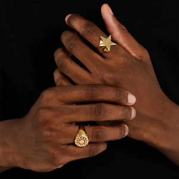 TwoJeys Shooting Star Ring "Gold" (323426001)