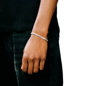 TwoJeys Unstoned Cuban Bracelet "Silver" (322226001)
