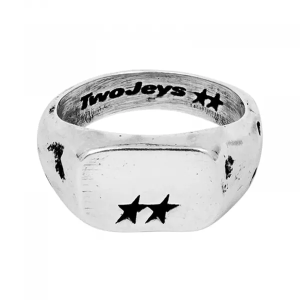 TwoJeys Elongated Ring "Silver" (300326001)