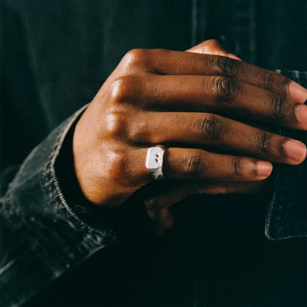 TwoJeys Elongated Ring "Silver" (300326001)