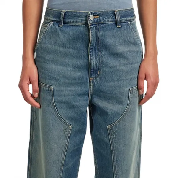 Carhartt WIP Brandon Double Knee Pant W "Blue Grind Wash" (I036323-01B7)