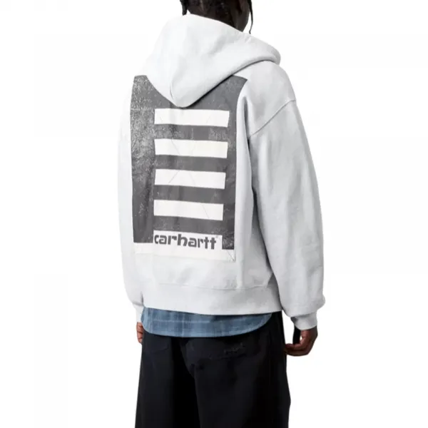 Carhartt WIP Hooded Archive Lines Jacket "Ash Heather" (I036013-482XX)