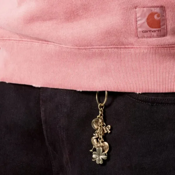 Carhartt WIP Charms Keychain "Gold" (I036278-3KXX)