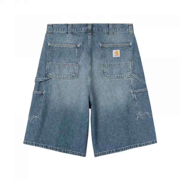 Carhartt WIP OG Aden Double Knee Short "Blue Grind Wash" (I036272-01B7)