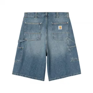 Carhartt WIP OG Aden Double Knee Short "Blue Grind Wash" (I036272-01B7)