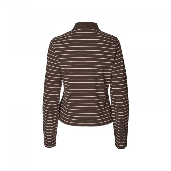 Samsøe & Samsøe Samia LS Polo 15888 W "Coffee Brown St." (F25400170-COFFEE-BRO)