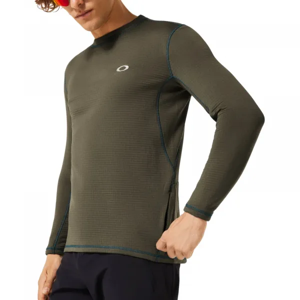 Oakley Seeker Thermal Grid Longsleeve Jersey "Army Green" (FOA407398-7CE)