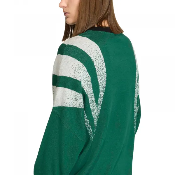 adidas Santiago Loose Fully Fashion Knit Jersey "Collegiate Green" (KC9064)