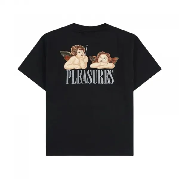 Pleasures Dynamic Short Sleeve Crewneck "Black" (P25F046-BLACK)
