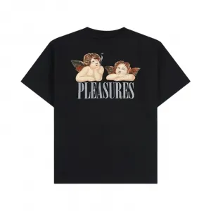 Pleasures Dynamic Short Sleeve Crewneck "Black" (P25F046-BLACK)