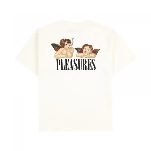 Pleasures Dynamic Short Sleeve Crewneck "Ecru" (P25F046-ECRU)