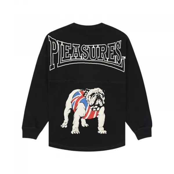 Pleasures Bulldog Heavyweight Longsleeve "Black" (P25F039-BLACK)