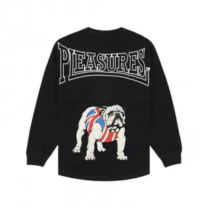 Pleasures Bulldog Heavyweight Longsleeve "Black" (P25F039-BLACK)