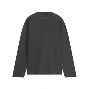 Filling Pieces Sweatshirt Boxy Embroidered "Vintage Black" (422430501142-136)