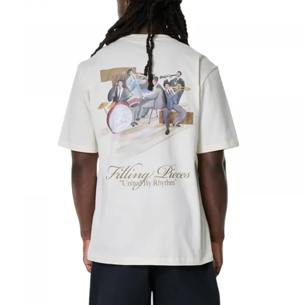 Filling Pieces T-shirt Band "Antique White" (422520500238-214)