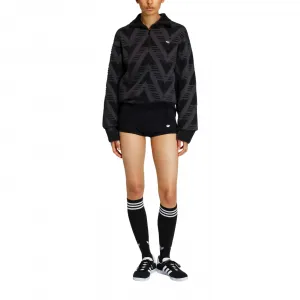 adidas Knitted Half-Zip Sweater W "Black" (KD2427)