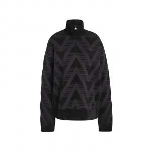 adidas Knitted Half-Zip Sweater W "Black" (KD2427)