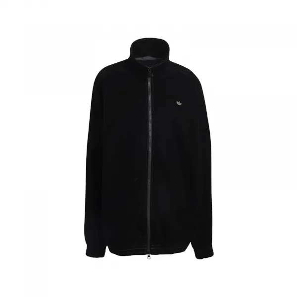 adidas Brushed Twill Oversized Firebird Track Top W "Black" (KT0694)