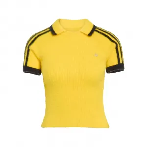 adidas Knitted Cali T-Shirt W "Eqt Yellow" (KC6533)
