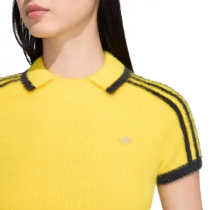adidas Knitted Cali T-Shirt W "Eqt Yellow" (KC6533)