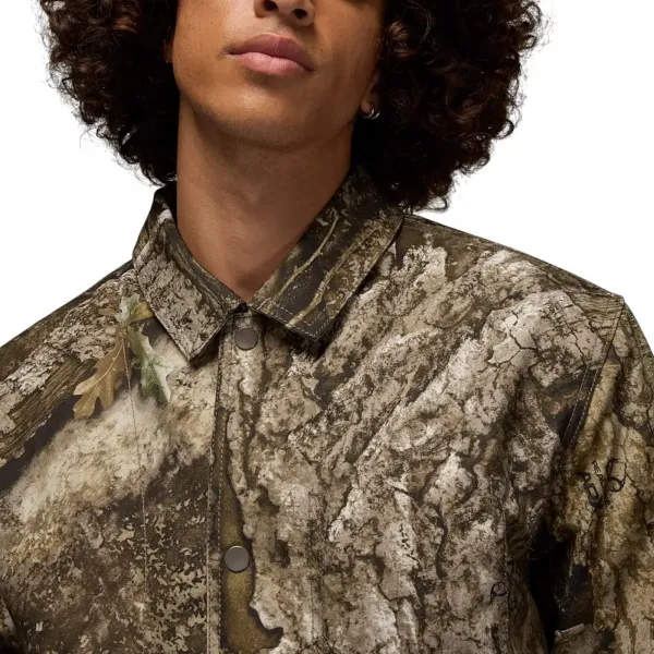 Jordan Brand Flight Chicago Realtree Jacket "Medium Olive" (HV0649-222)