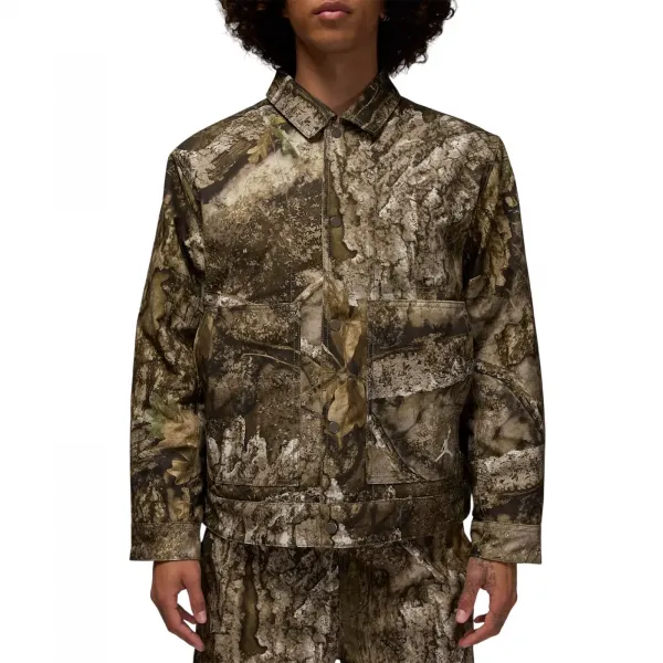 Jordan Brand Flight Chicago Realtree Jacket "Medium Olive" (HV0649-222)