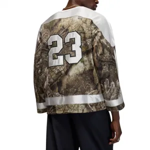Jordan Brand Brooklyn Realtree Hockey Jersey "Medium Olive" (IB3964-222)