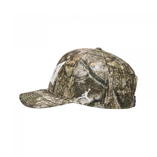 Jordan Brand Brooklyn Rise Cap Adjustable Realtree Hat "White Sail" (HV1076-100)