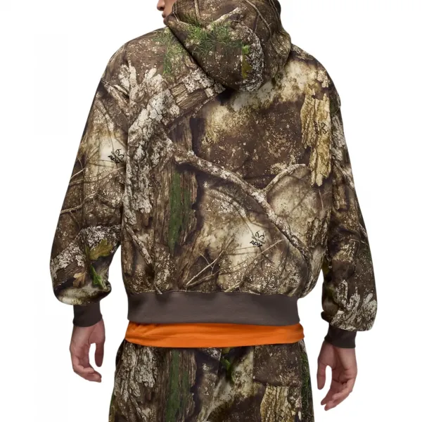 Jordan Brand Brooklyn Realtree Camo Print Relaxed Hoodie "Medium Olive" (HV1860-222)