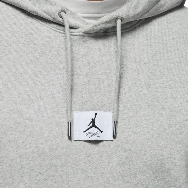 Jordan Brand Flight Fleece Pullover Hoodie "Grey Heather" (FV7247-050)