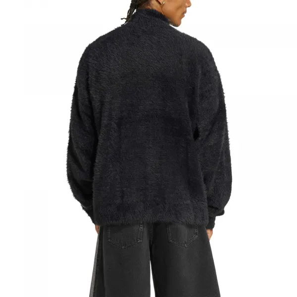 adidas Faux Mohair Classic Track Top "Black" (KR5145)