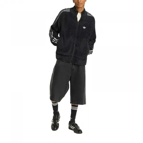 adidas Faux Mohair Classic Track Top "Black" (KR5145)