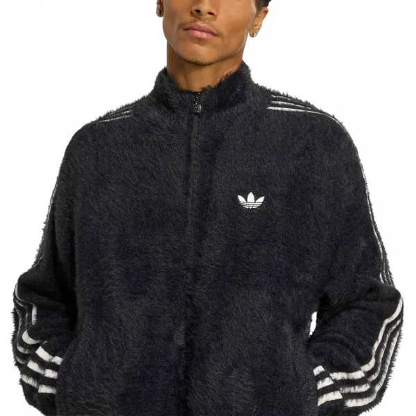 adidas Faux Mohair Classic Track Top "Black" (KR5145)