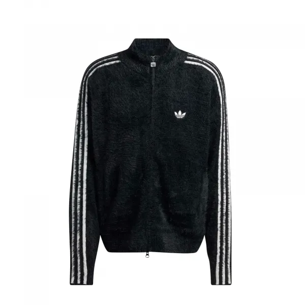 adidas Faux Mohair Classic Track Top "Black" (KR5145)