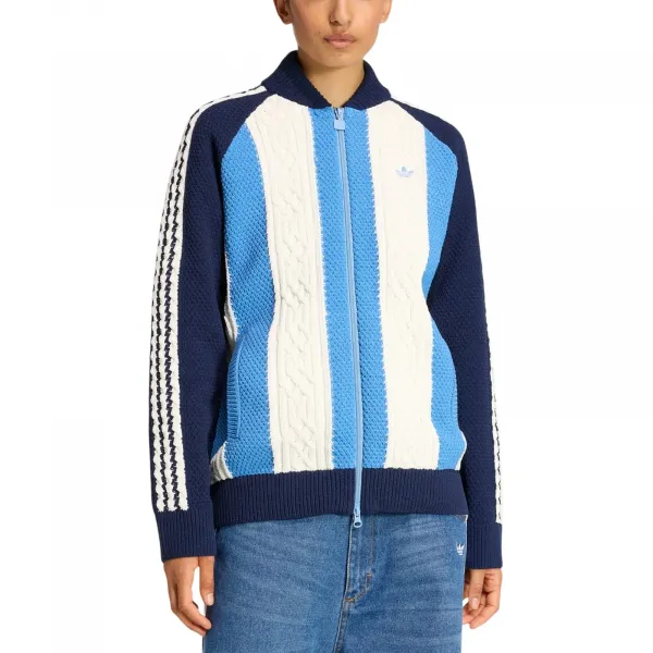 adidas Archive Knit Track Top W "Night Indigo" (KS7803)
