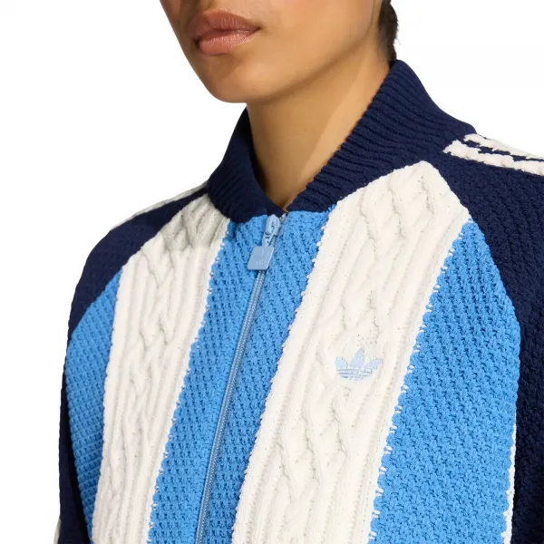 adidas Archive Knit Track Top W "Night Indigo" (KS7803)