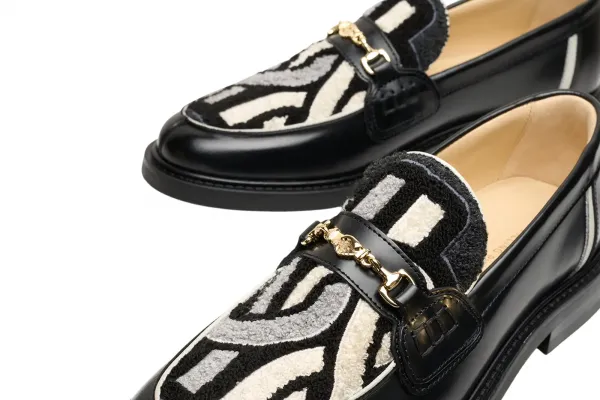 Filling Pieces Loafer Gowtu "Black Off White" (112411303167-133)