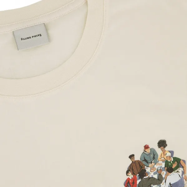 Filling Pieces Supper T-shirt "Antique White" (412620500285-214)
