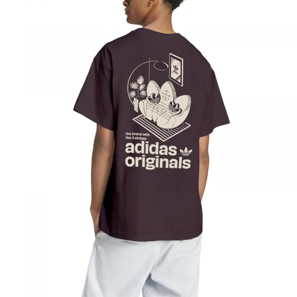 adidas Sofa Graphic Tee "Maroon" (KY2929)